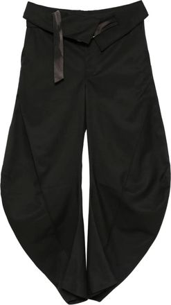 Jiyong Kim belted trousers - Black