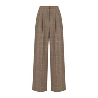 Pantaloni Torino Pantalones Anchos - Trousers - Mujer - Marr&oacute;n - XS