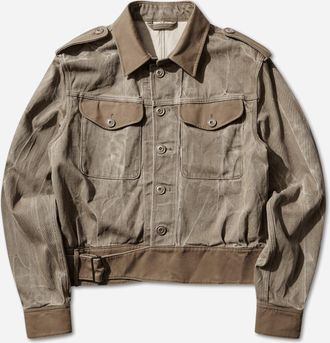 Our Legacy Men s Battle Jacket Dusty Olive