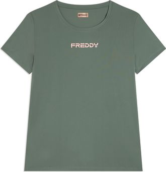 Freddy T-shirt regular in tessuto tecnico leggero