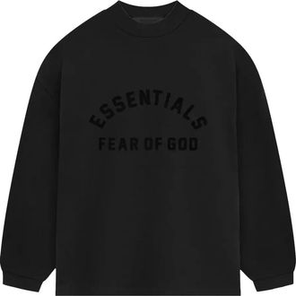 Fear of God SS24 Heavy Jersey Long-Sleeve T-Shirt Jet Black 125SP242014F