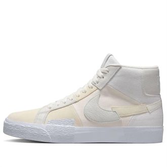 Nike Mens Zoom Blazer Mid Premium Sb Sneakers In White/summit White