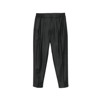 Tagliatore Suit Trousers, male, Gray, Size: M P-Gord24 Trousers