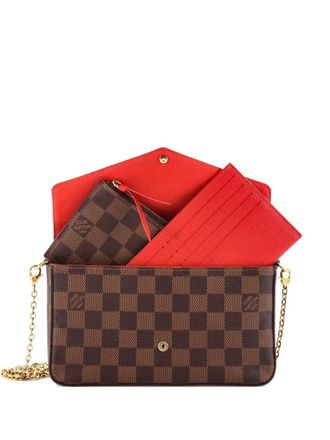 Louis Vuitton Felicie Pochette Damier crossbody bag - Marrone