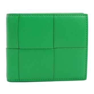 Bottega Veneta Green Leather Wallet (Bi-Fold) (Pre-Owned)