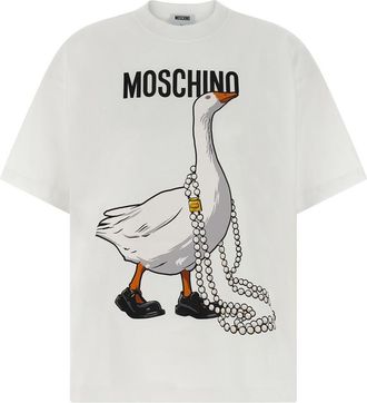 Moschino White Logo T-shirt