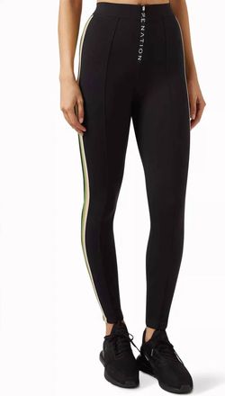 P.E Nation Womens Base Camp Legging In Black