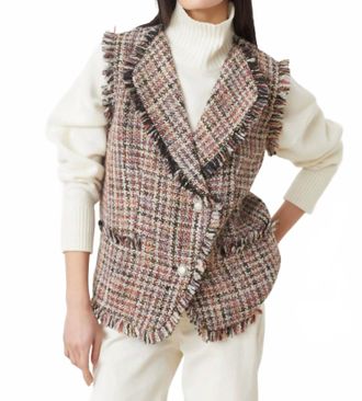 Suncoo Divy Vest In Rouge