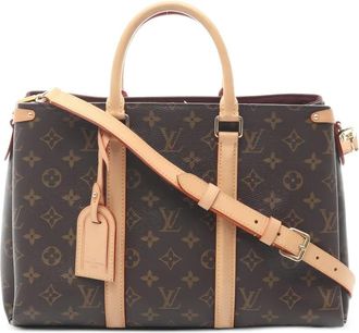 Louis Vuitton Borsa tote MM Soufflot Monogram 2019 - Marrone