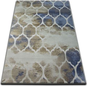 RugsX Rugsx - Alfombra Drop Jasmine 761 Beige Oscuro/azul Beige 160x220 Cm