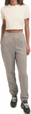Favorite Daughter Collegiate Jogger In Heather Grey