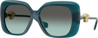 Versace VE4499U 55402A Womens Sunglasses Blue Size 57