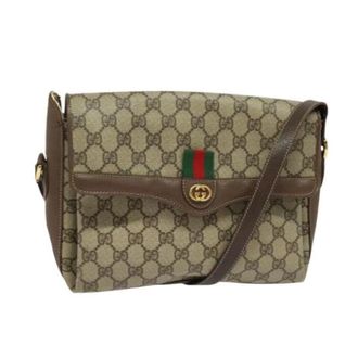 Gucci Pre-owned Leather gucci-bags - Dames - Pre-owned - Beige - Maat: ONE Size Leer