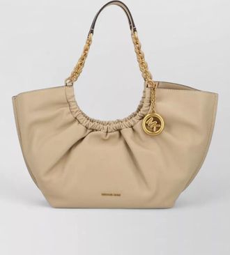Michael Kors large leather tote bag