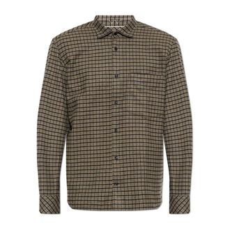 Bogner Overhemden, Heren, Grijs, XL, Katoen, Hardy Katoenen Flanellen Shirt