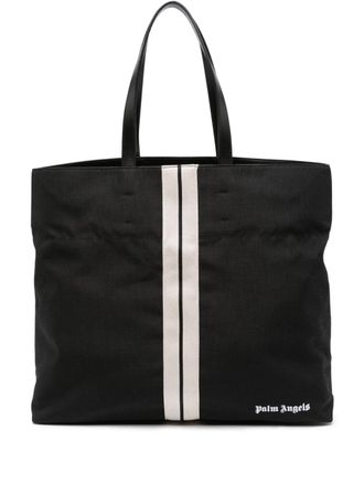 Palm Angels Track shopper met logoprint - Zwart