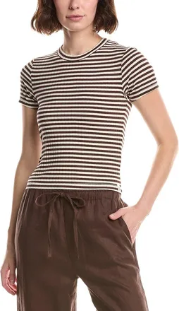Rag & Bone Luca Stripe Rib Baby T-Shirt