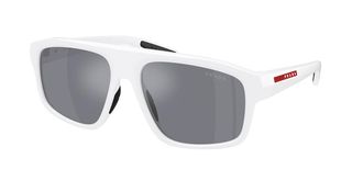 Prada PS B02SF Asian Fit AAI40A Mens Sunglasses White Size 59
