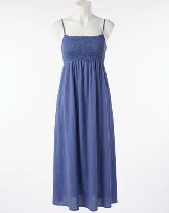 Z Supply Beachside Midi Dress In Blue