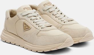 Prada PRAX 2.0 Re-Nylon suede-trimmed sneakers