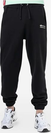 Alpha Industries Trainingsbroek met geborduurd logo - Zwart