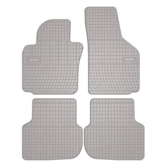 OEM Alfombrillas De Goma Para Coche: Volkswagen Jetta Vi Sed&aacute;n, Familiar, Variante (2010-2018) - Color Gris A Juego