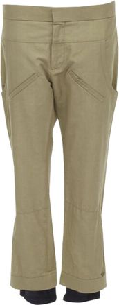 Marni cotton layered hem stirrup jodhpur pants