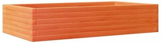 vidaXL Garden Planter Wax Brown 110x60x23 cm Solid Wood Pine Vidaxl