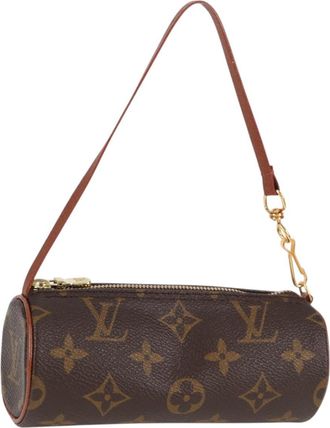 Louis Vuitton Papillon Pochette Monogram Canvas Brown Canvas Bag (Pre-Owned)