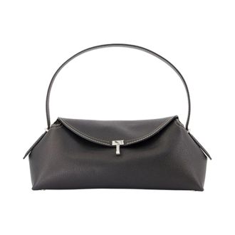 Toteme T-Lock Shoulder Bag - female - Tot&ecirc;Me - Handbags - Black - ONE SIZE - Bags