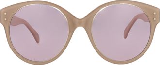 Alaia Round-Frame Acetate Sunglasses