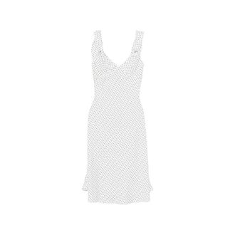 Frankies Bikinis Midi Dresses, female, White, Size: S Aurora Ruffled Midi Dress