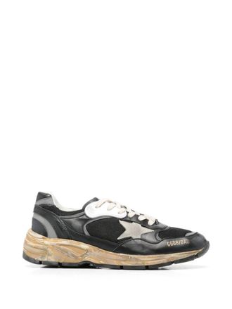 Golden Goose Black Logo Running Sneakers