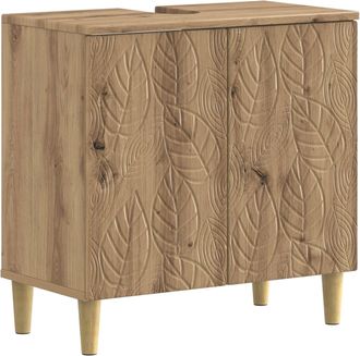 vidaXL Mueble De Lavabo Para Ba&ntilde;o Delft Roble Artisan Vidaxl