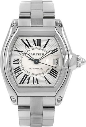 Cartier Pre-owned Cartier Roadster Silver Dial Mens Watch W62025V3