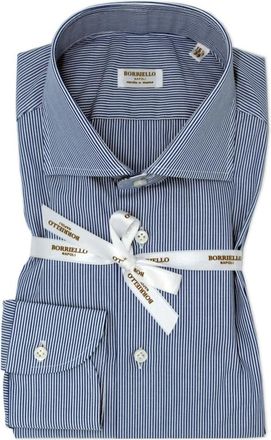 Borriello Casual overhemd - Heren - Casual Overhemden - Blauw - 4XL - Overhemden