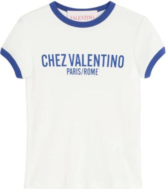 Valentino Mujer, Camisetas, Blanco, Talla: L