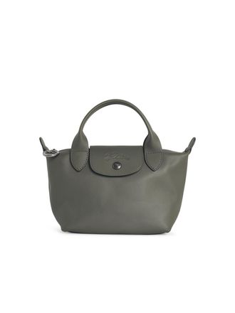 Longchamp Tas Met Dennenkleurig Leer Xs Le Pliage Xtra-handvat