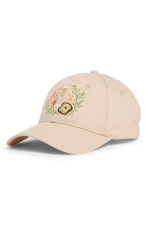 Vince Camuto Brunch Embroidered Baseball Cap in Camel at Nordstrom Rack