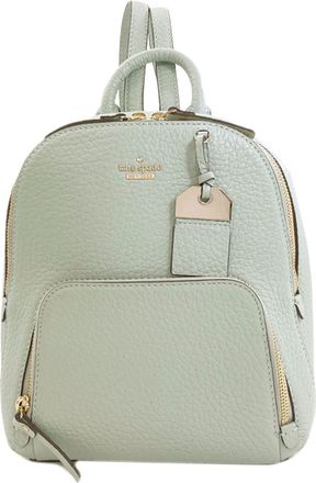 Kate Spade New York Green Leather Backpack (Pre-Owned)