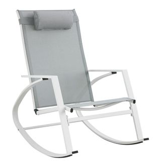 Konte Design Mecedora de jard&iacute;n de textilene gris