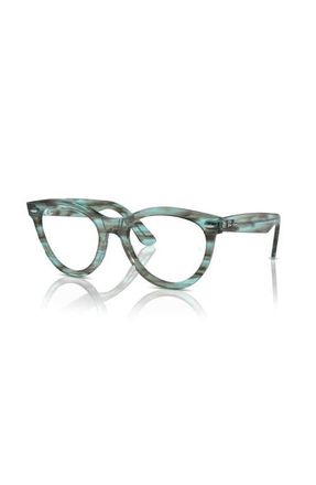 Ray-Ban 51mm Round optical glasses in Green at Nordstrom
