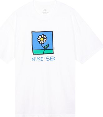 Nike SB Floral T-Shirt White FB8139-100