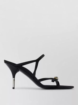 Versace mule t80 pumps cotton strappy metal