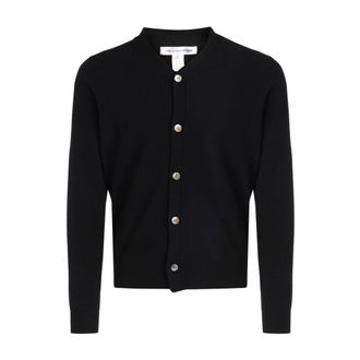 Comme Des Gar&ccedil;ons Truien & Vesten, Heren, Zwart, L, Wol, V-hals Cardigan