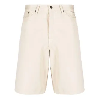 Off-white Wave Off Canvas Utility Shorts Beige OMCB084S23FAB0016161