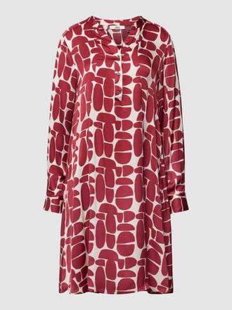 0039 Italy 0039 Italy Tunikakleid mit Allover-Muster Modell Ester New in Bordeaux, Gr&ouml;&szlig;e M