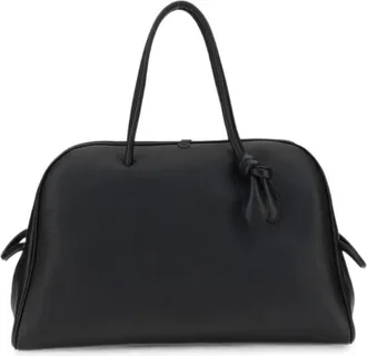 Jacquemus Large Tourism Leather Tote Bag