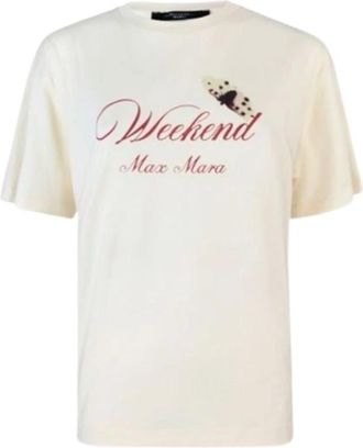 Max Mara Mujer, Camisetas, Blanco, Talla: L