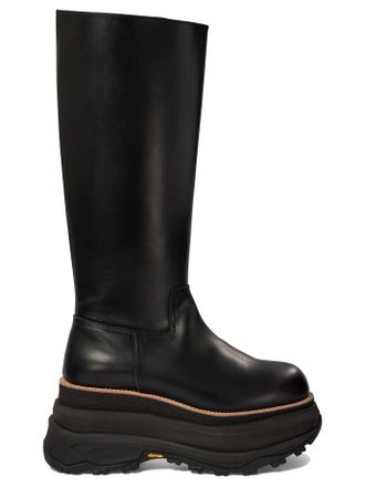 sacai Lange Stiefel